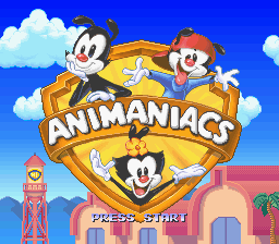 Animaniacs (Europe) Title Screen
